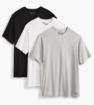 3 Pack Cotton Stretch V-Neck Tees