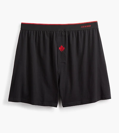 Maple Leaf Smiley Loose Boxerss