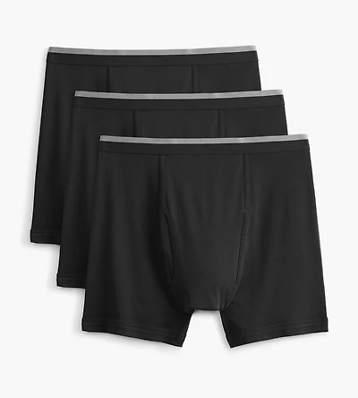 3-Pack Solid Boxer Briefs