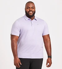 Heather Jaquard Print  Polo