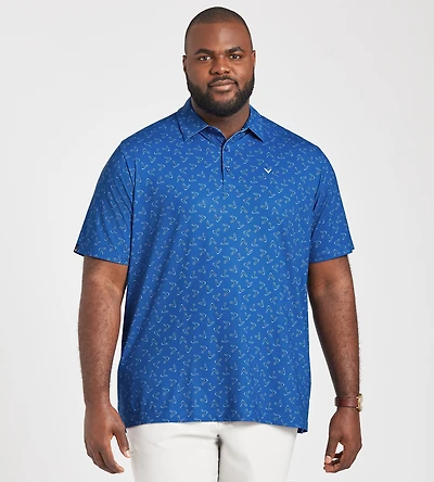 Chevron Printed Polo