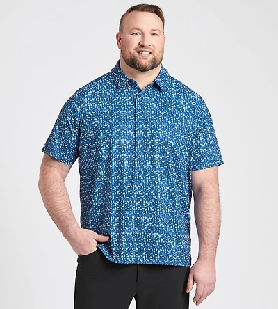 Cocktail Print Polo