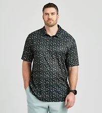 Fruit Cocktail Print Polo