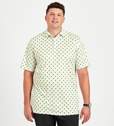 Micro Box Print Polo