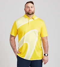 Swirl Print Polo