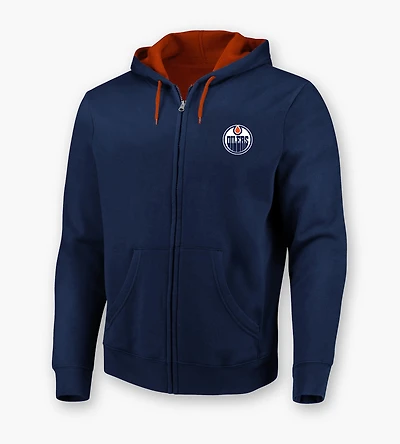 Edmonton Oilers NHL Full Zip Hoodie