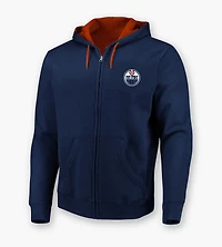 Edmonton Oilers NHL Full Zip Hoodie