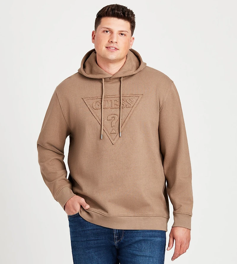 Triangle Raw Patch Hoodie