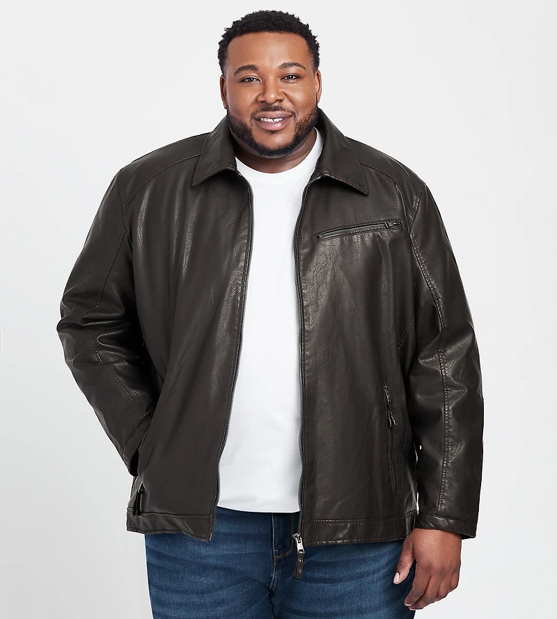 PU Moto Jacket