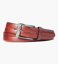 Centre Groove Leather Belt