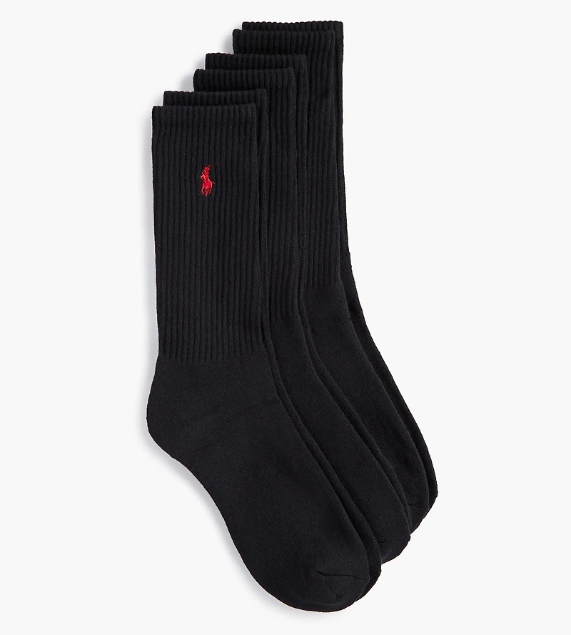 3-Pack Athletic Crew Socks