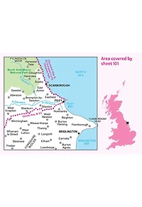 Ordnance Survey Scarborough, Bridlington & Filey - Landranger 101 Map ...