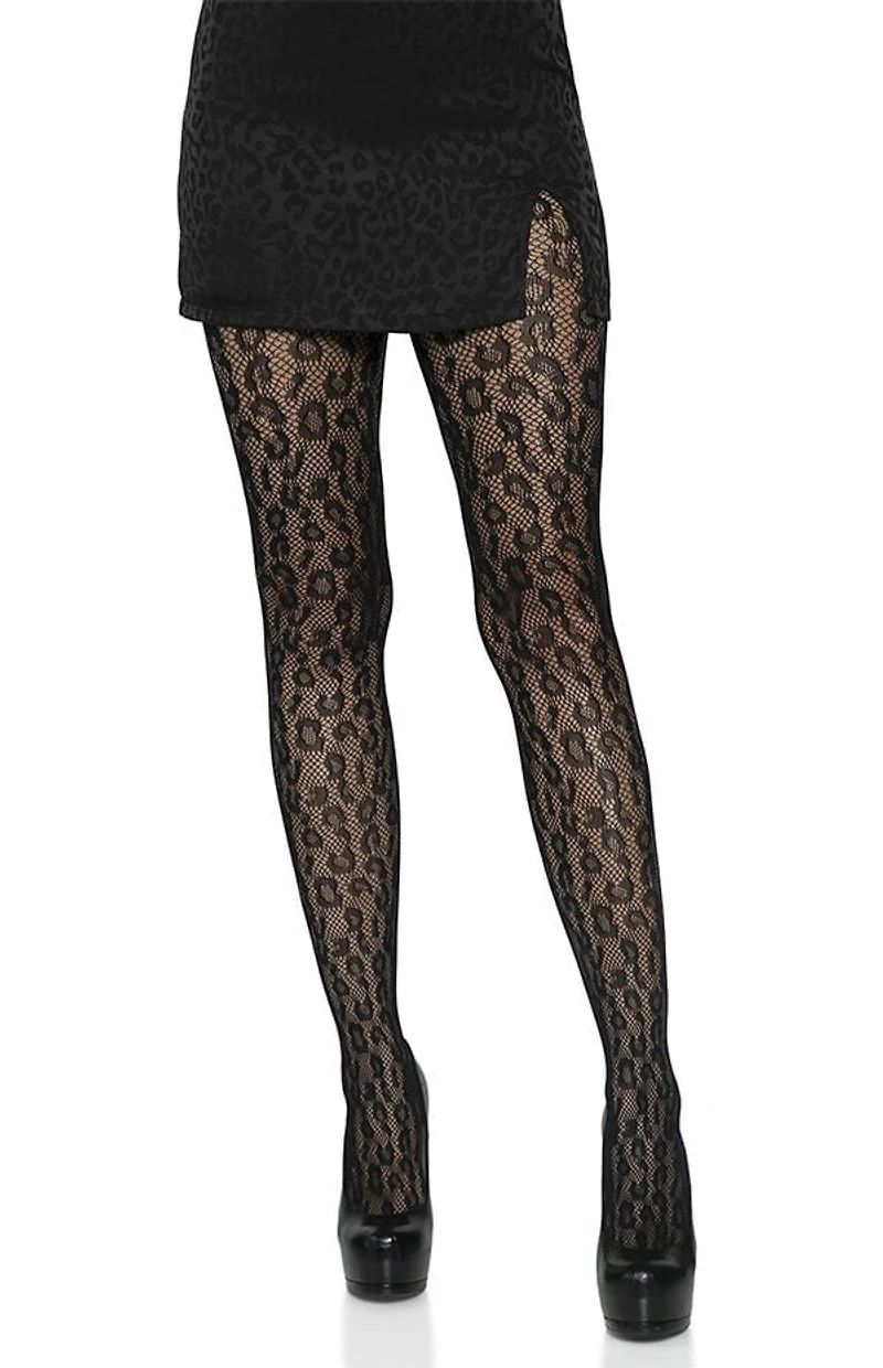Leg Avenue Costume Leopard Net Tights