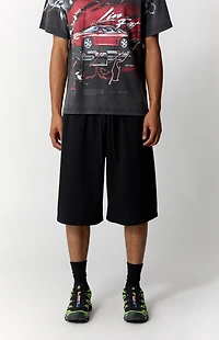 Pacsun Black Fleece Ultra Baggy Sweat Shorts