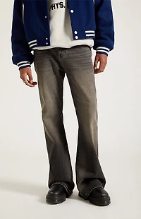 Pacsun Jordan Baggy Bootcut Jeans Washed Black