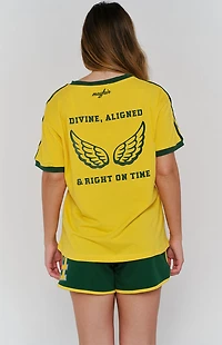 THE MAYFAIR GROUP 444 Aligned V-Neck T-Shirt