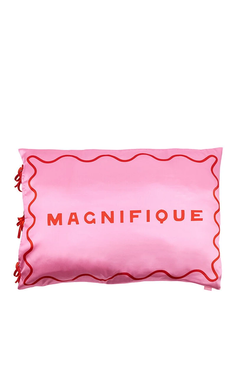 ban.do Cherry Lips Satin Pillowcase Set