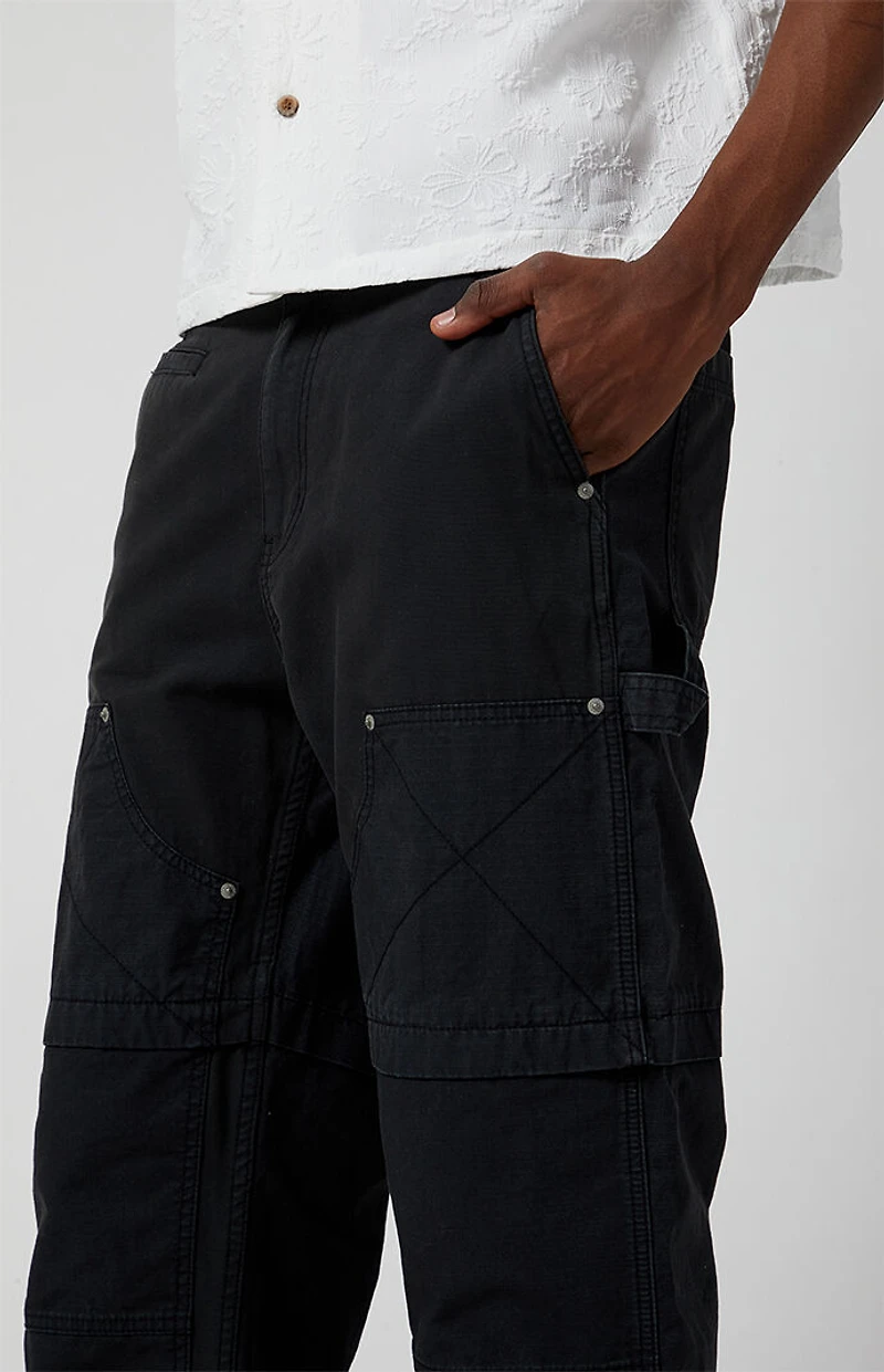 Pacsun Black Baggy Carpenter Cargo Pants