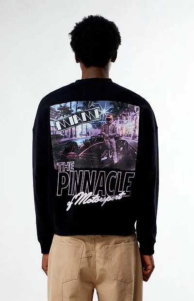Formula 1 x PacSun Miami Black Crew Neck Sweatshirt
