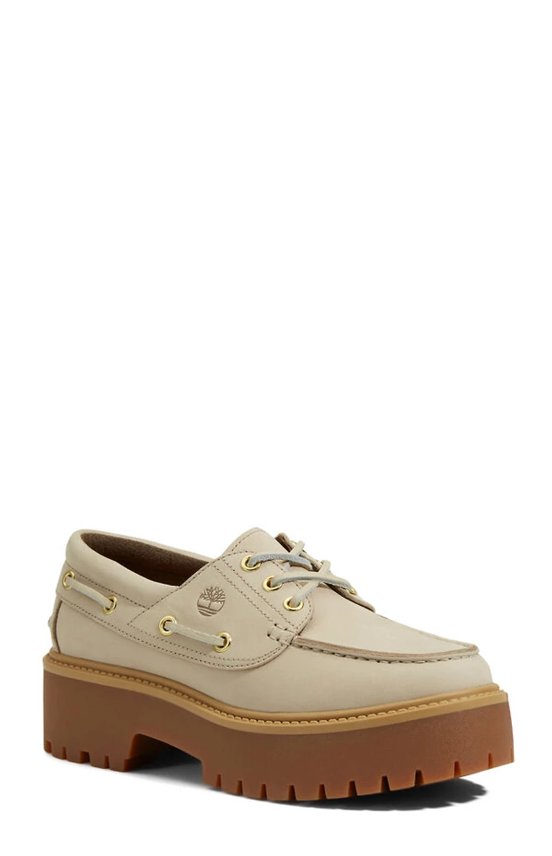 Timberland Women's Taupe Stone Street Boat Shoes