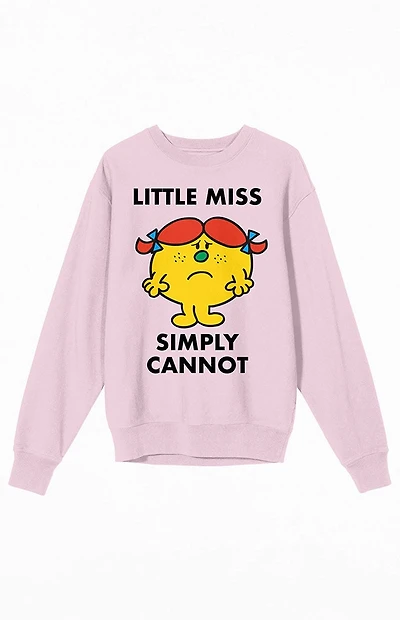 Little Miss Simply Cannot Crew Neck Sweatshirt