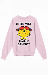Little Miss Simply Cannot Crew Neck Sweatshirt