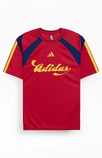 adidas Red Tiro Short Sleeve Jersey
