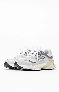 New Balance Kids Grey & White 9060 Shoes