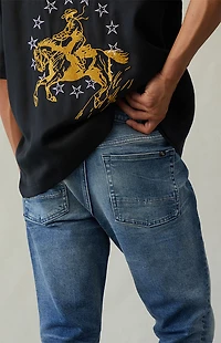 Pacsun Bryce Stacked Skinny Jeans Stretch Medium Indigo