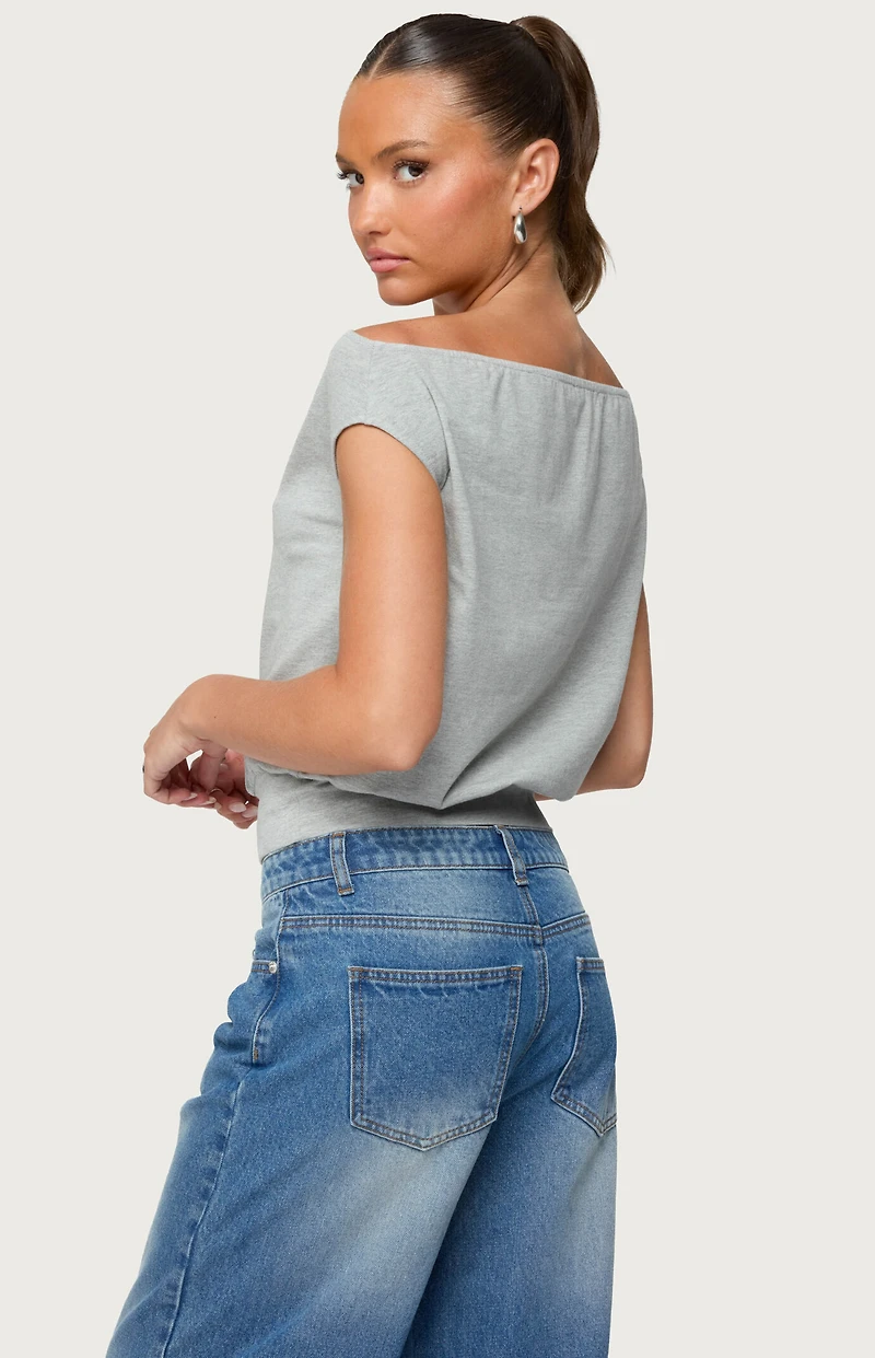 Edikted So London Off Shoulder Top
