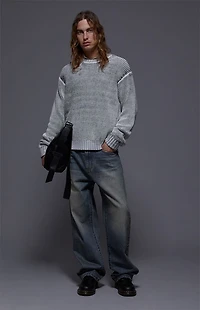 FIELD OF STUDY by Pacsun Sprayed Crew Neck Sweater