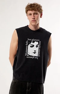 Pacsun Moments Fade Waffle Knit Muscle Tank Top