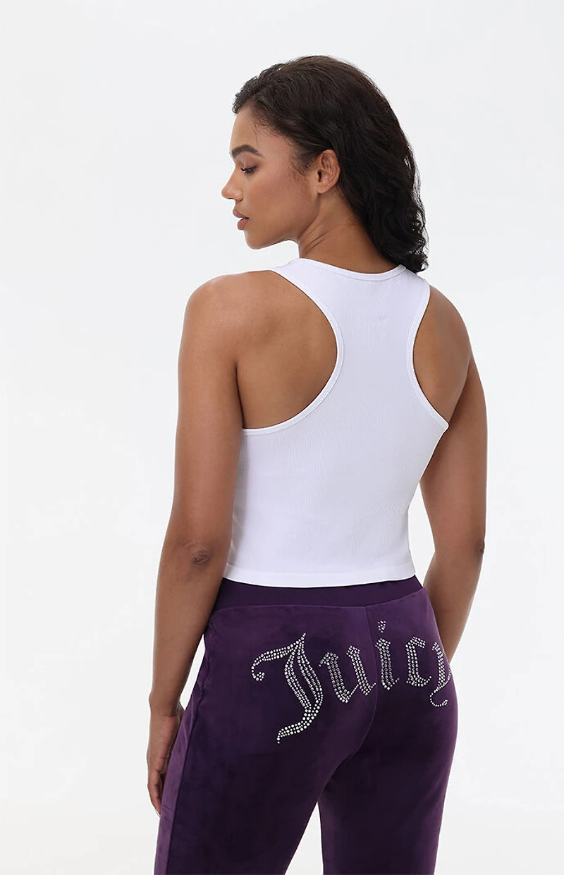 Juicy Couture Small Bling High Neck Crop Top