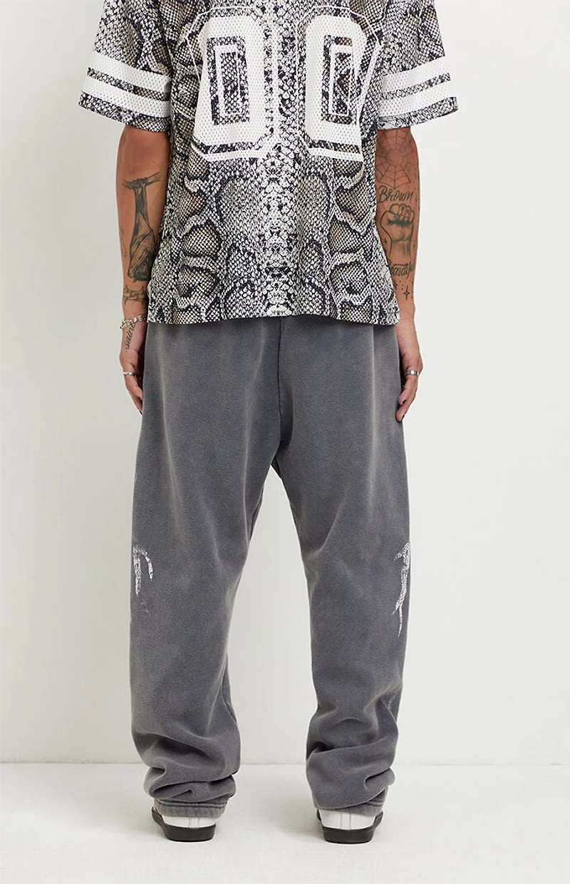 Pacsun Tribal Fleece Baggy Sweatpants