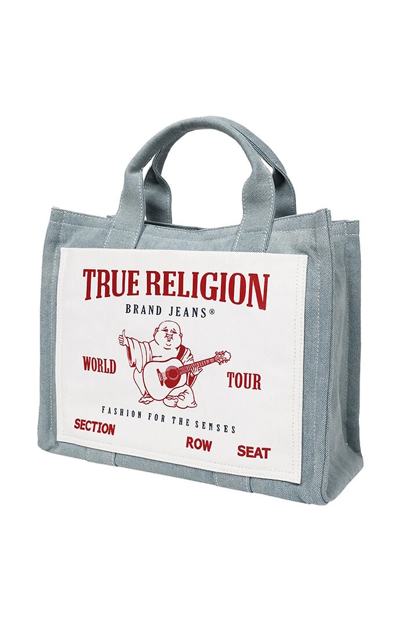 True Religion Ace Mega Pocket Buddha Tote Bag