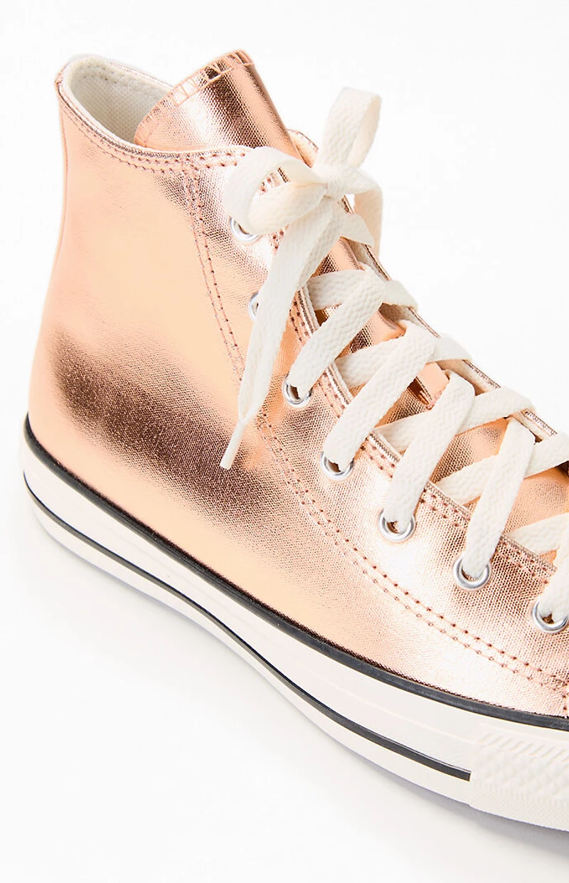 Converse Kids All Star Metallic High Top Shoes