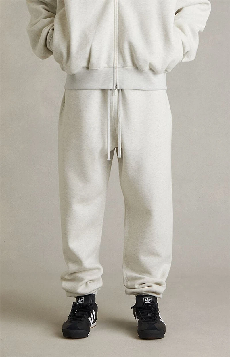 Fear of God ESSENTIALS Oatmeal Heather Signature Classic Sweatpants