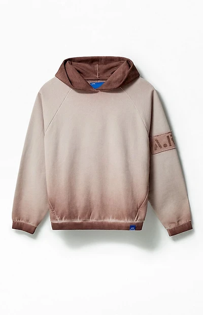 A.R.C. Taupe Rose Vintage Wash Heavyweight Oversized Fleece Hoodie