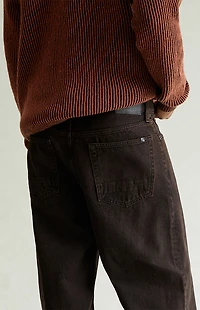 Pacsun Blake Extreme Baggy Jeans Overdyed Dark Brown