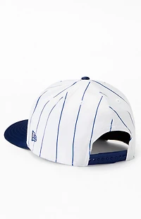 New Era LA Dodgers 9FIFTY Satin Pinstripe Snapback Hat
