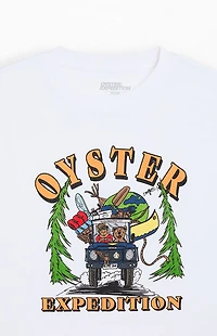 OYSTER EXPEDITION Roadtrip Raw Edge T-Shirt