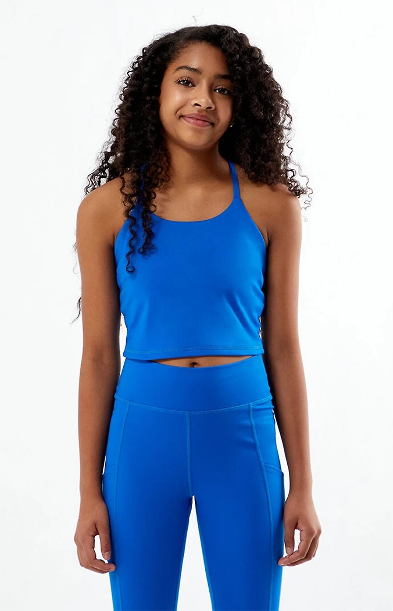 PAC 1980 Kids WHISPER Active Blue Tank Top