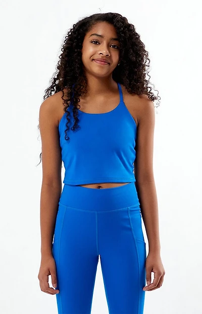 PAC 1980 Kids WHISPER Active Blue Tank Top