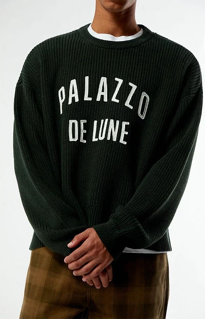 Pacsun Palazzo De Lune Ribbed Crew Neck Sweater