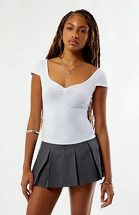 Your Favorite Eleanor Ruched V-Neck Top