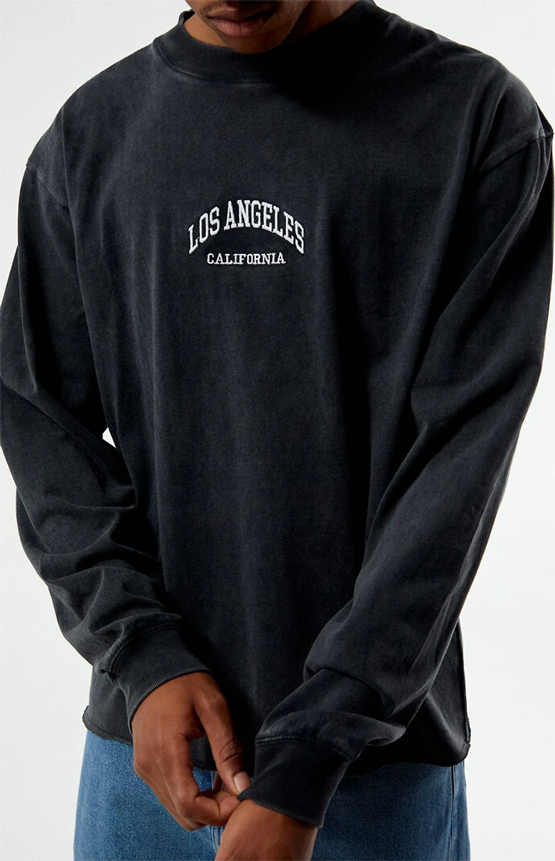 Pacsun Los Angeles Embroidered Long Sleeve T-Shirt