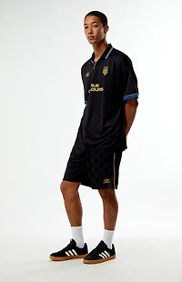 Umbro Black Checkered Shorts