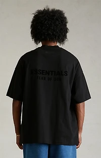 Fear of God ESSENTIALS Black V-Neck T-Shirt