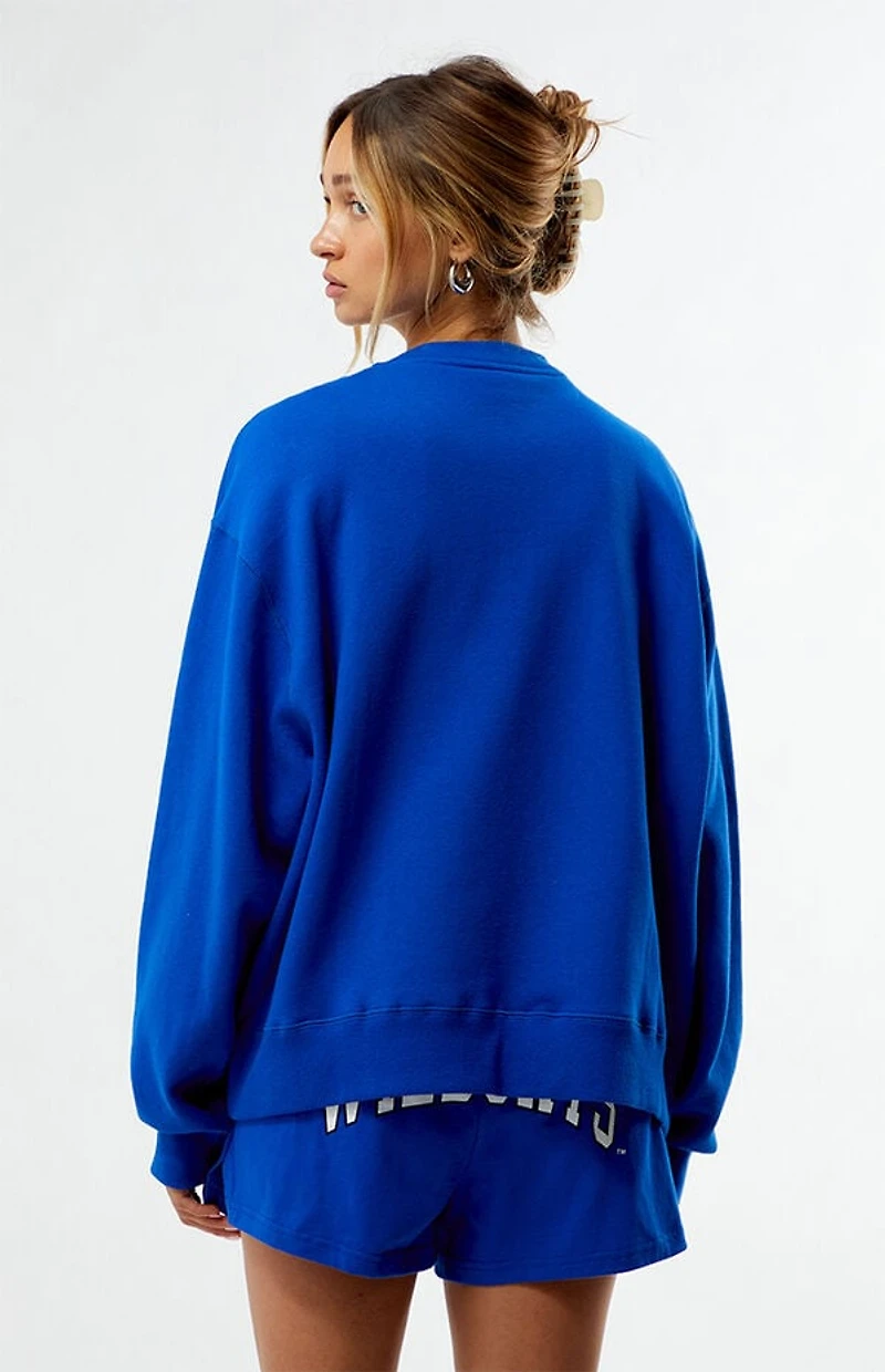 WILD COLLECTIVE x Pacsun University of Kentucky Wildcats Applique Crew Neck Oversized Sweatshirt
