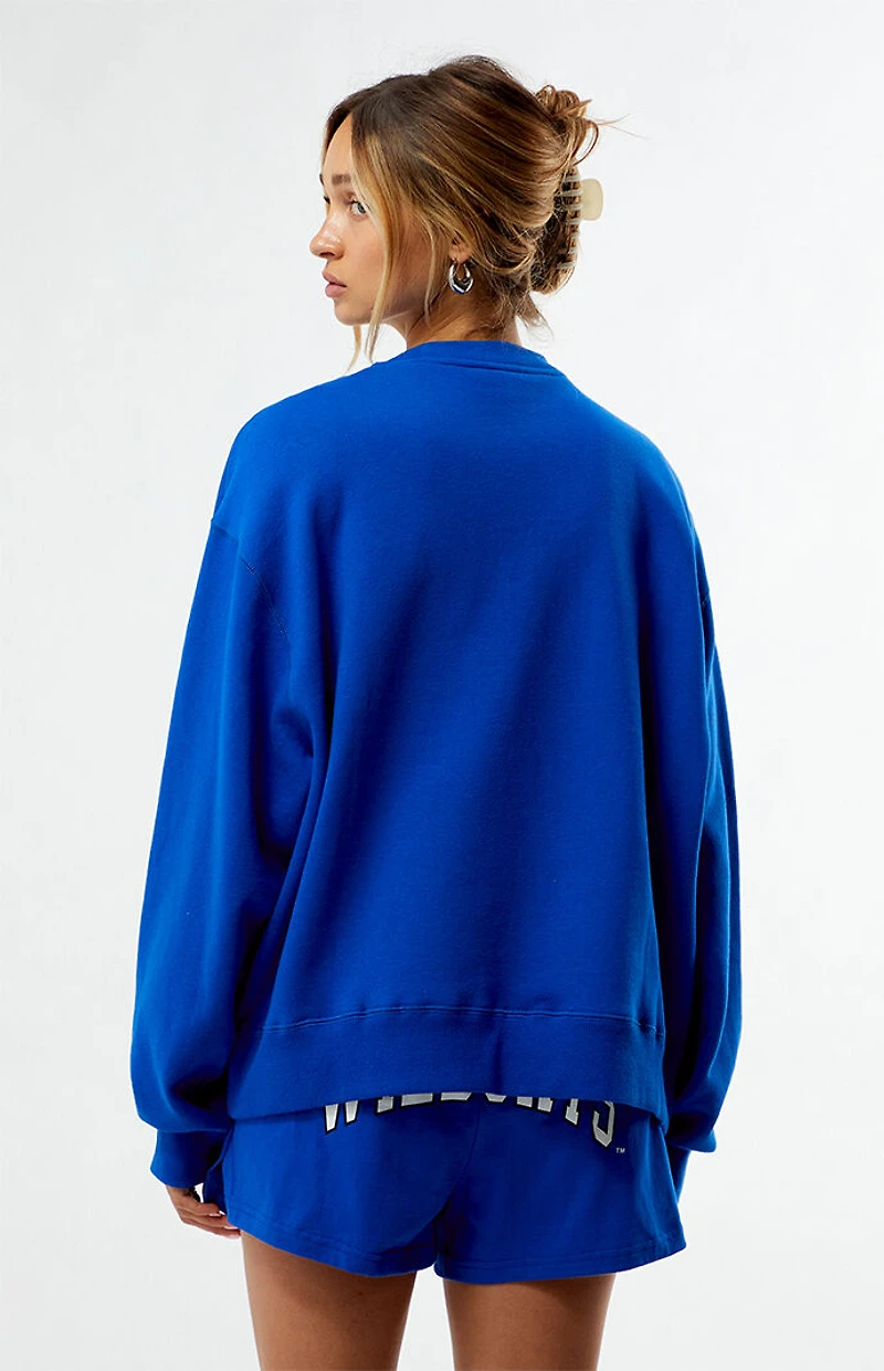 WILD COLLECTIVE x Pacsun University of Kentucky Wildcats Applique Crew Neck Oversized Sweatshirt